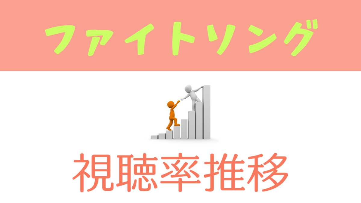 「ファイトソング」視聴率【一覧表＆グラフ推移】清原果耶主演