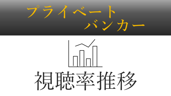 ドラマ「プライベートバンカー」視聴率