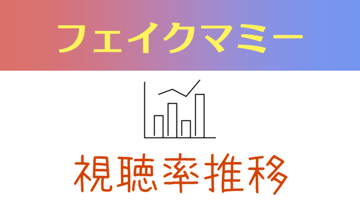 ドラマ「フェイクマミー」視聴率