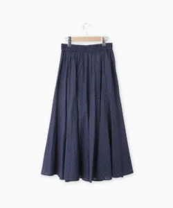 MYLANKA カットジャガードサーキュラースカート