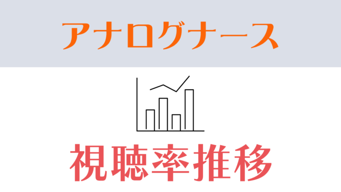 ドラマ「アナログナース」視聴率
