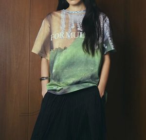 MAISON SPECIAL Fabric Photo Over T-Shirt