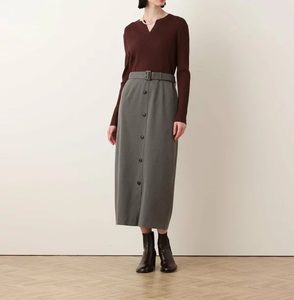 allureville キーネックドッキングワンピース