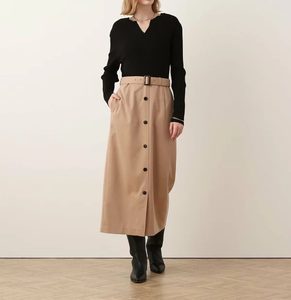 allureville キーネックドッキングワンピース